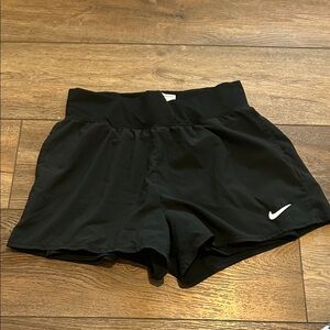 Nike Women's Black Athletic Shorts for Tennis or Golf